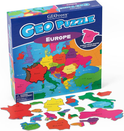 GeoToys - Europe - 58 Piece Jigsaw Puzzle