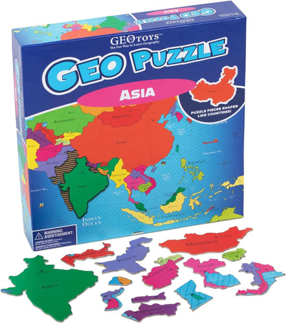 GeoToys - Asia - 50 Piece Jigsaw Puzzle