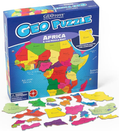 GeoToys - Africa & the Middle East - 65 Piece Jigsaw Puzzle