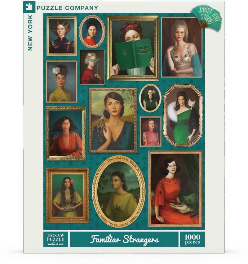 New York Puzzle Company - Familiar Strangers - 1000 Piece Jigsaw Puzzle