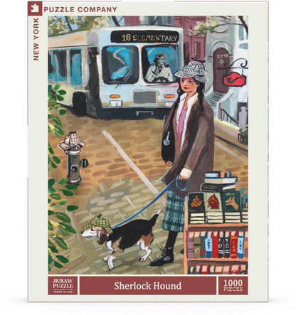 New York Puzzle Company - Sherlock Hound - 1000 Piece Jigsaw Puzzle