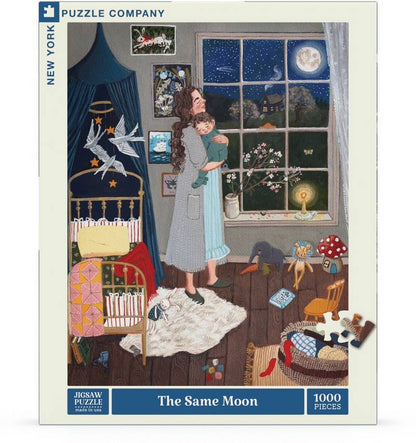 New York Puzzle Company - The Same Moon - 1000 Piece Jigsaw Puzzle