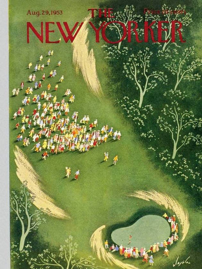 New York Puzzle Company - Gathering on the Green - 750 Piece Jigsaw Puzzle