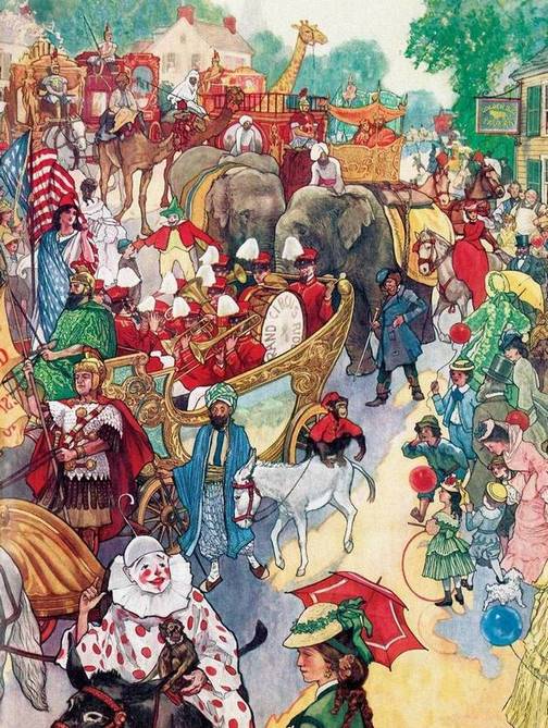 New York Puzzle Company - Circus Parade - 1000 Piece Jigsaw Puzzle