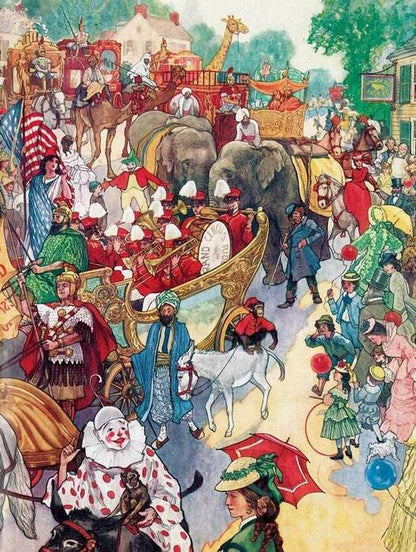 New York Puzzle Company - Circus Parade - 1000 Piece Jigsaw Puzzle