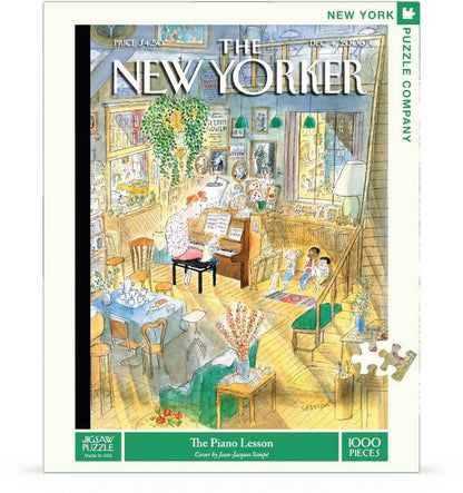 New York Puzzle Company - The Piano Lesson - 1000 Piece Jigsaw Puzzle
