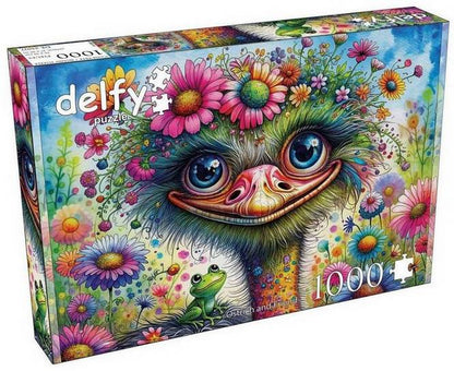 Delfy - Ostrich and Friend - 1000 Piece Jigsaw Puzzle