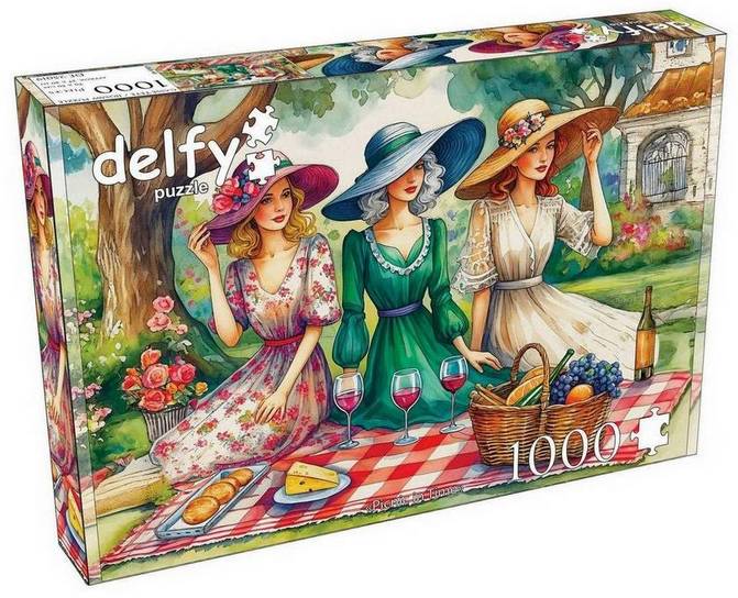 Delfy - Picnic in Time - 1000 Piece Jigsaw Puzzle