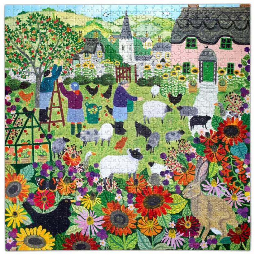 Eeboo - Village Orchard - 1000 Piece Jigsaw Puzzle