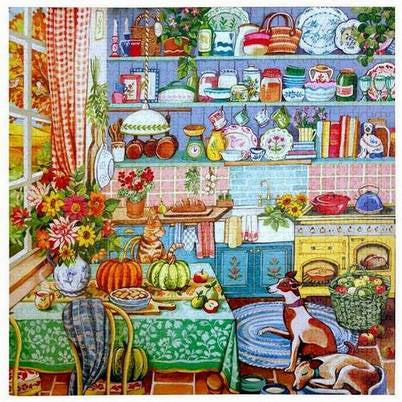 Eeboo - Harvest Kitchen - 1000 Piece Jigsaw Puzzle