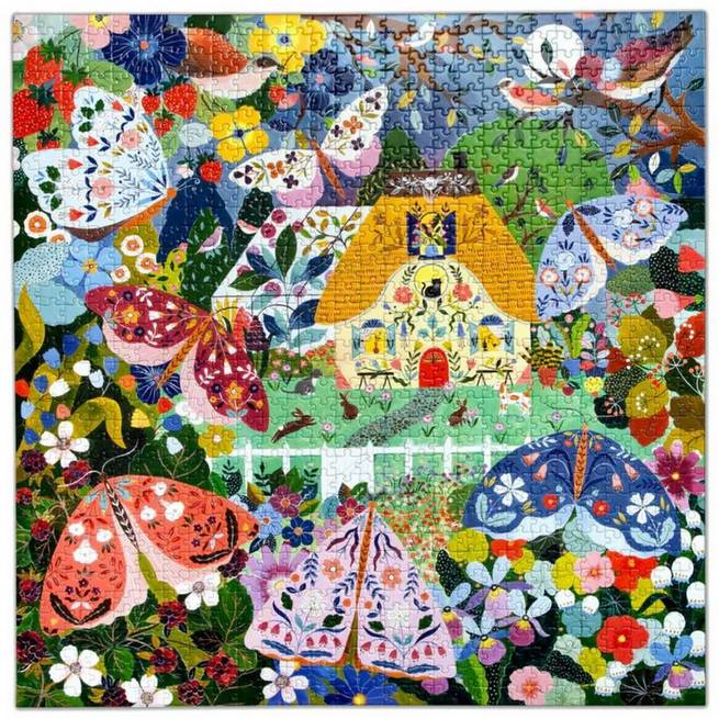 Eeboo - Cottage at Dusk - 1000 Piece Jigsaw Puzzle