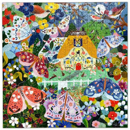 Eeboo - Cottage at Dusk - 1000 Piece Jigsaw Puzzle