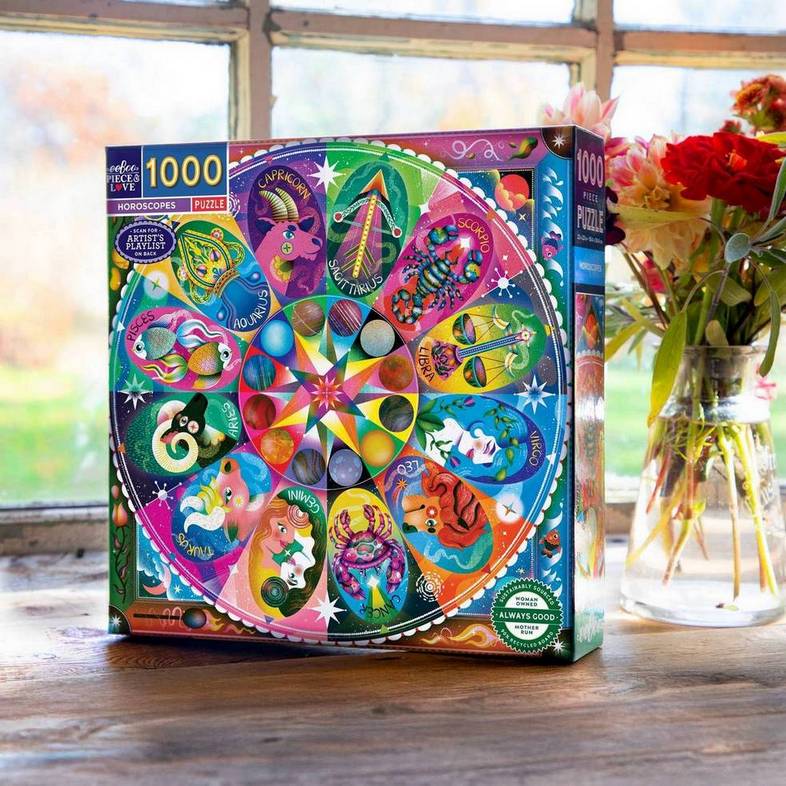 Eeboo - Horoscopes - 1000 Piece Jigsaw Puzzle