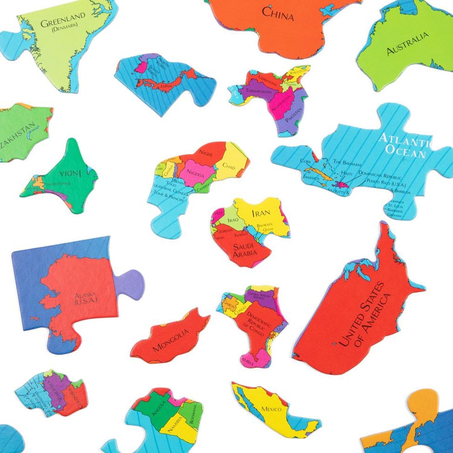 GeoToys - World - 68 Piece Jigsaw Puzzle