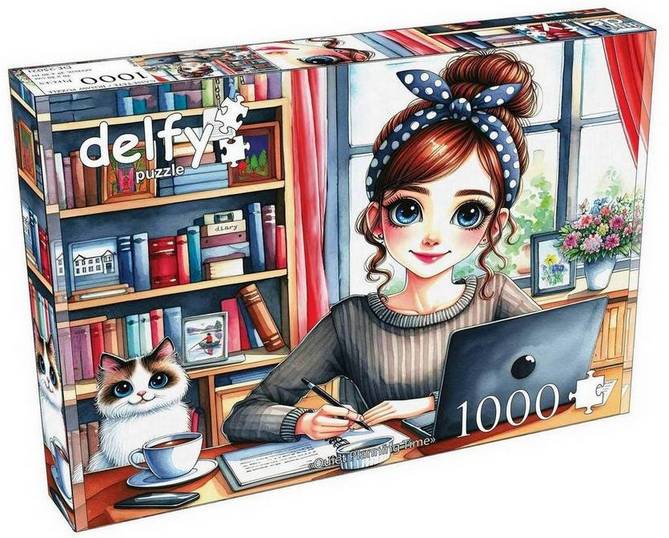 Delfy - Quiet Planning Time - 1000 Piece Jigsaw Puzzle