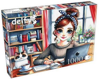 Delfy - Quiet Planning Time - 1000 Piece Jigsaw Puzzle