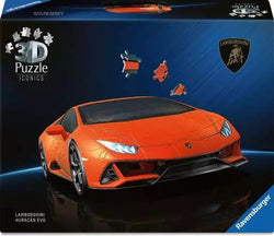 Ravensburger - Iconics - Lamborghini Huracan Evo - 108 Piece 3D Jigsaw Puzzle