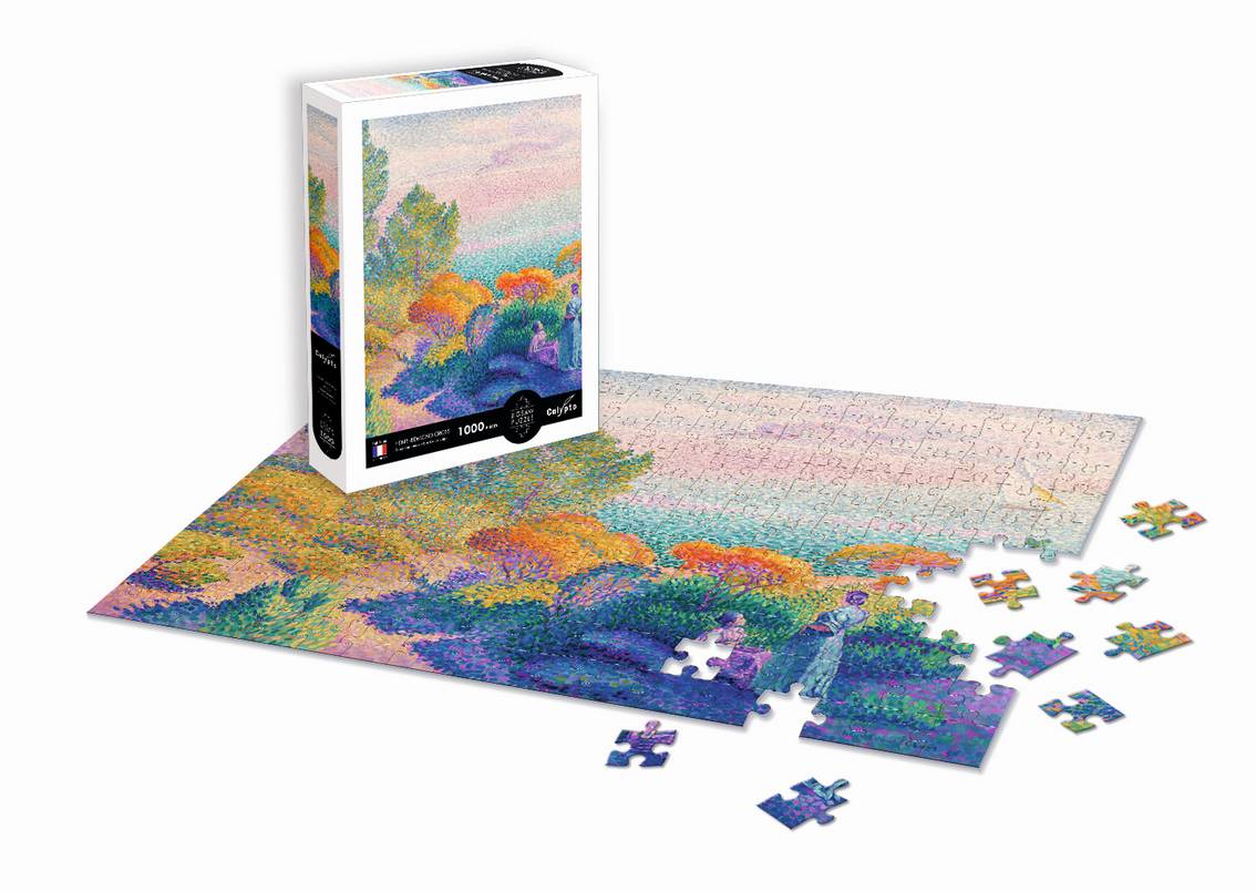 Calypto - Henri-Edmond Cross - Deux femmes au bord du rivage - 1000 Piece Jigsaw Puzzle