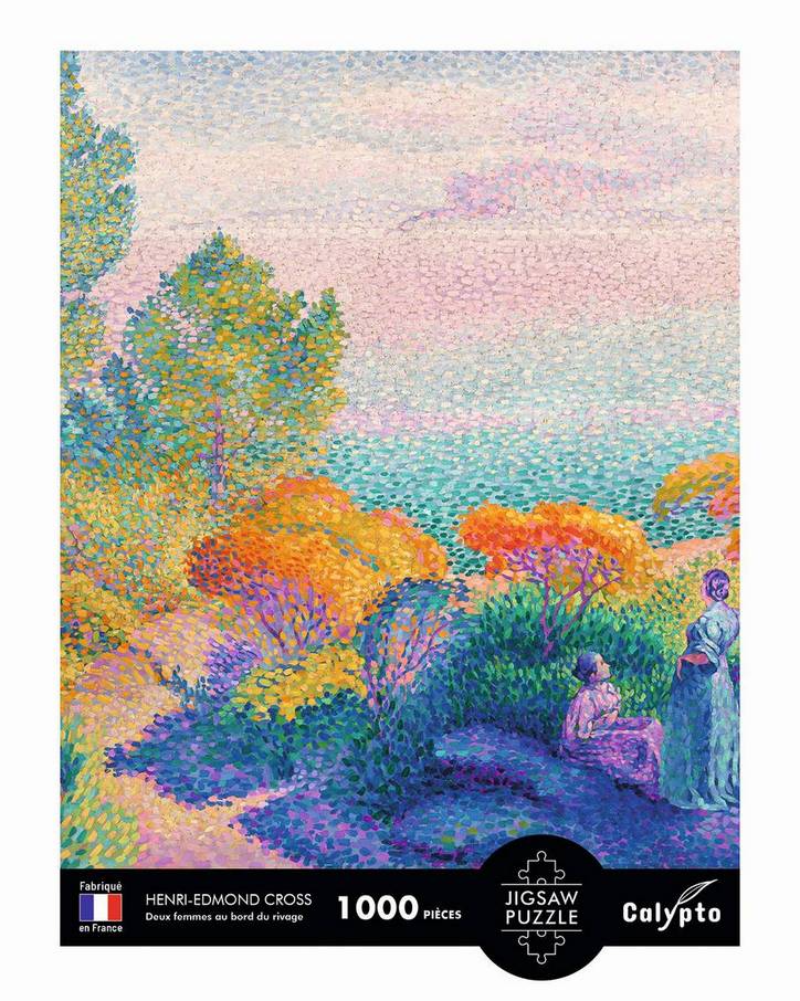 Calypto - Henri-Edmond Cross - Deux femmes au bord du rivage - 1000 Piece Jigsaw Puzzle