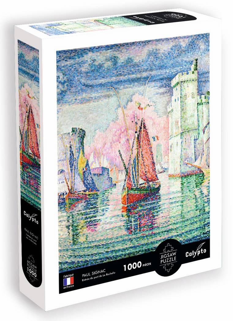 Calypto - Paul Signac - Entree du port de La Rochelle - 1000 Piece Jigsaw Puzzle