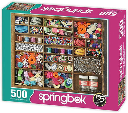Springbok - The Sewing Box - 500 Piece Jigsaw Puzzle