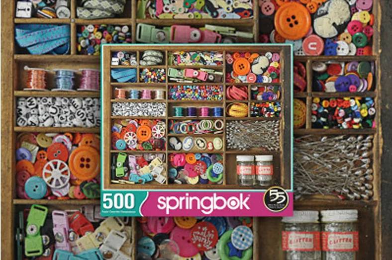 Springbok - The Sewing Box - 500 Piece Jigsaw Puzzle