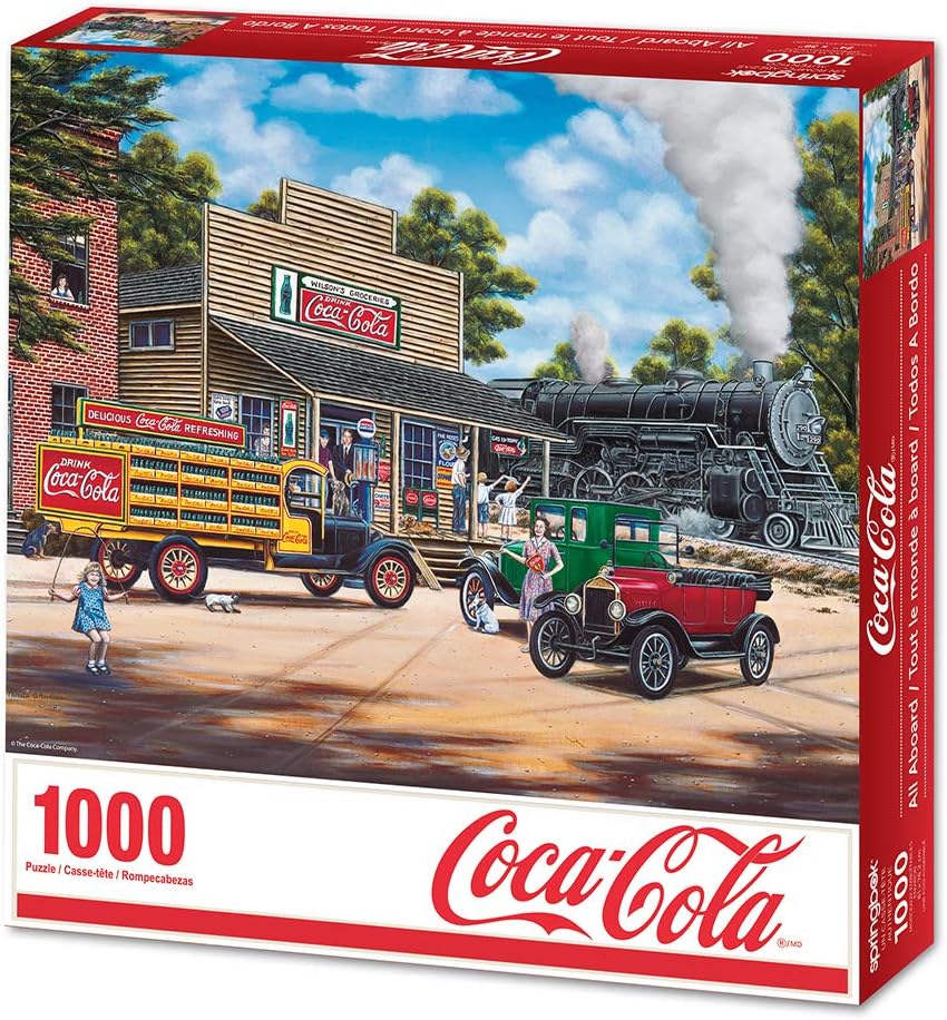 Springbok - Coca-Cola All Aboard - 1000 Piece Jigsaw Puzzle