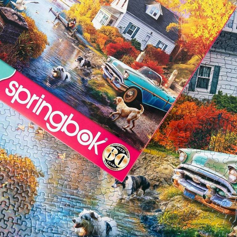 Springbok - Lakeside Fall Retreat - 1000 Piece Jigsaw Puzzle