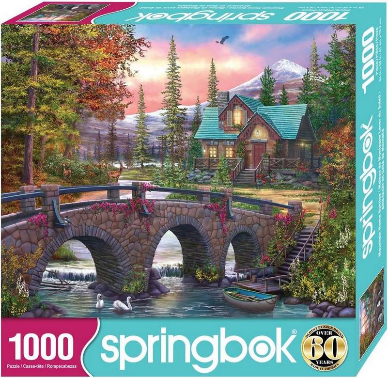 Springbok - Mountain Home Sunrise - 1000 Piece Jigsaw Puzzle