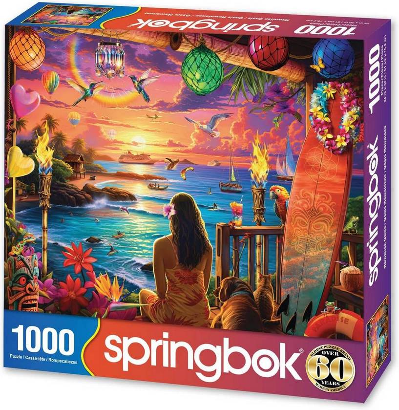 Springbok - Hawaiian Oasis - 1000 Piece Jigsaw Puzzle