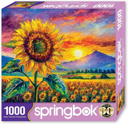 Springbok - Sunflower Sunset - 1000 Piece Jigsaw Puzzle