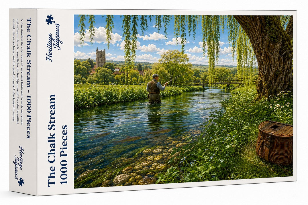 Heritage Jigsaws - The Chalk Stream - 1000 Piece Jigsaw Puzzle