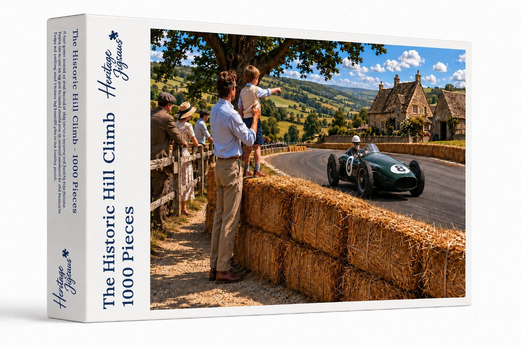 Heritage Jigsaws - The Historic Hill Climb - 1000 Piece Jigsaw Puzzle