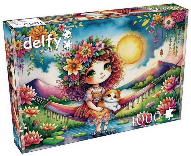 Delfy - Toes in Water - 1000 Piece Jigsaw Puzzle