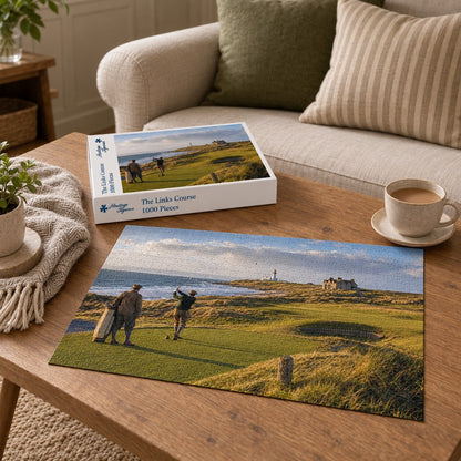 Heritage Jigsaws The Links Course, 1000-piece jigsaw puzzle lifestyle image