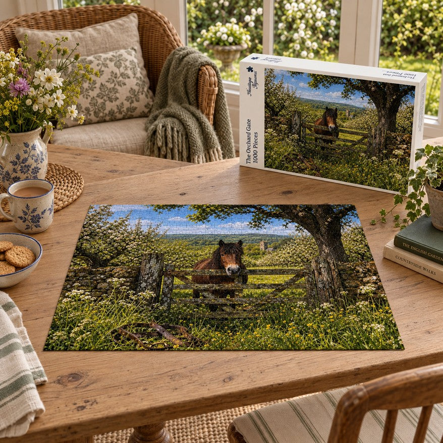 Heritage Jigsaws - The Orchard Gate - 1000 Piece Jigsaw Puzzle