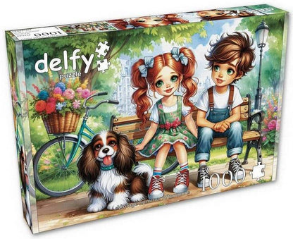 Delfy - Vintage Summer Afternoon - 1000 Piece Jigsaw Puzzle