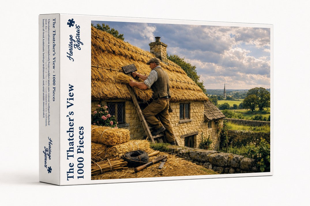 Heritage Jigsaws - The Thatcher's View - 1000 Piece Jigsaw Puzzle