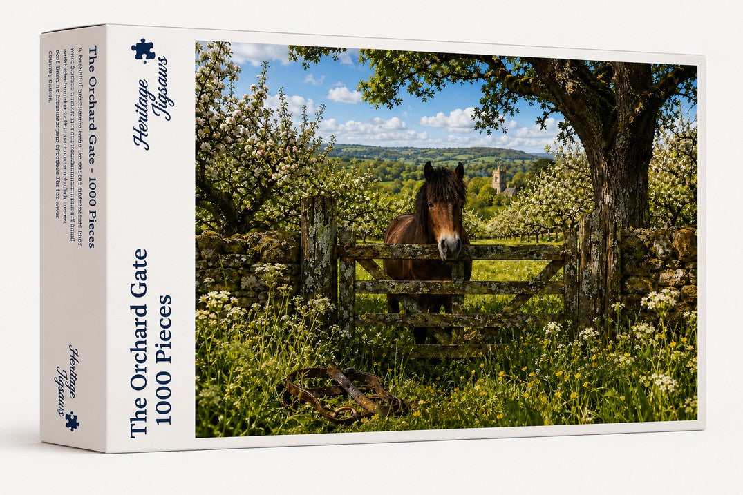 Heritage Jigsaws - The Orchard Gate - 1000 Piece Jigsaw Puzzle