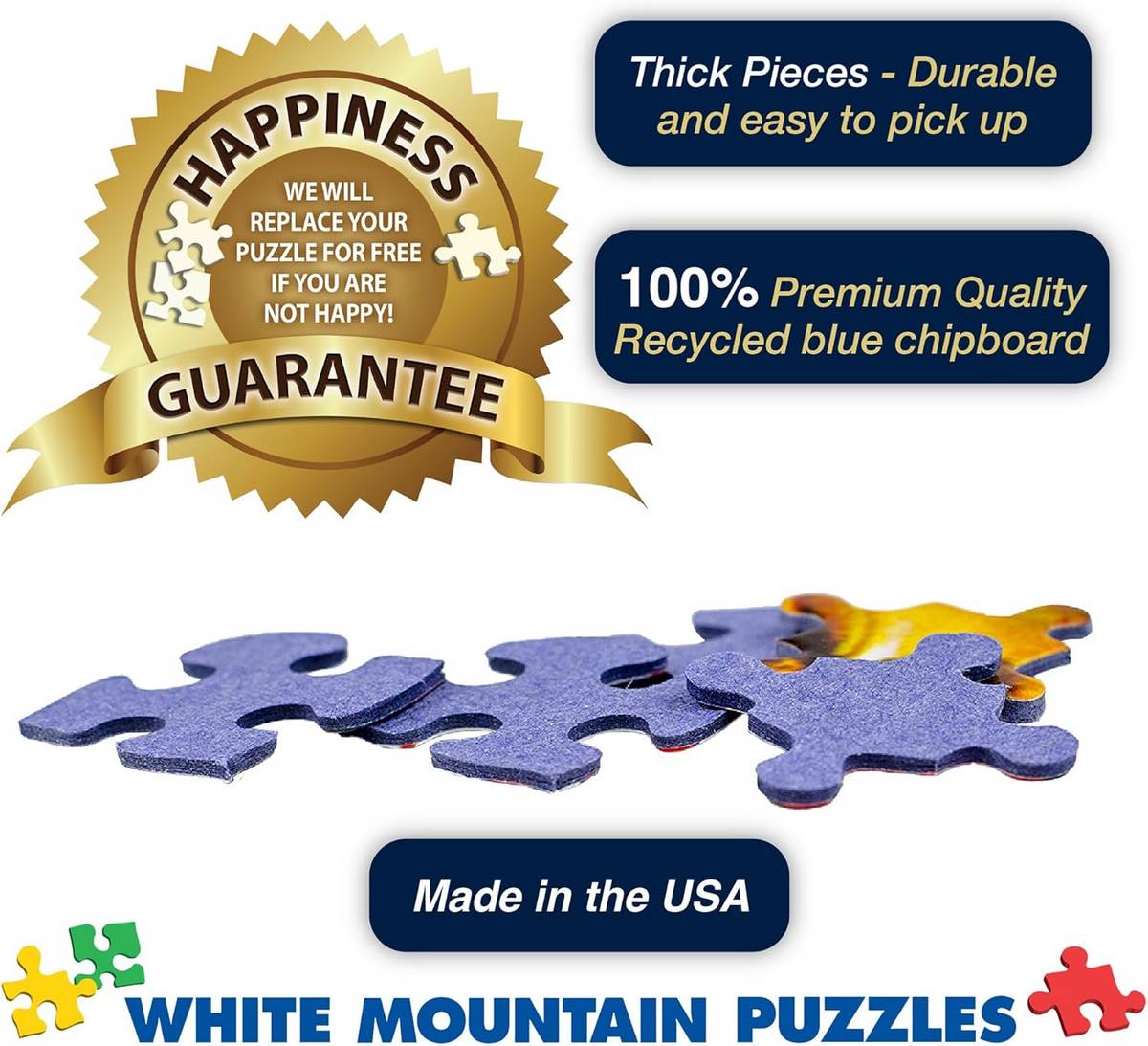 White Mountain - Best Friends Bookstore  - 500 Piece Jigsaw Puzzle