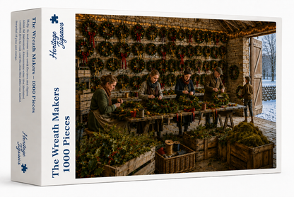 Heritage Jigsaws - The Wreath Makers - 1000 Piece Jigsaw Puzzle
