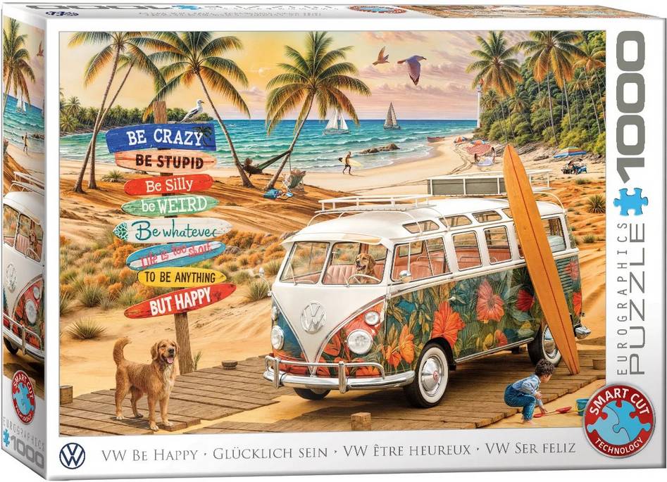 Eurographics - VW Be Happy - 1000 Piece Jigsaw Puzzle