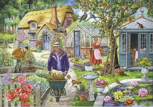 House of Puzzles - In The Garden - 1000 Piece Jigsaw Puzzle