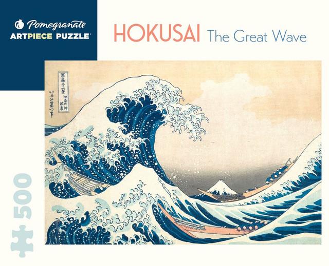 Pomegranate - Hokusai - The Great Wave - 500 Piece Jigsaw Puzzle