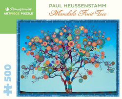 Pomegranate - Paul Heussenstamm - Mandala Fruit Tree - 500 Piece Jigsaw Puzzle