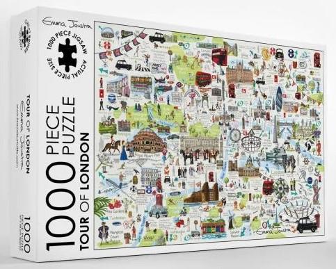 Emma Joustra - Tour of London - 1000 Piece Jigsaw Puzzle