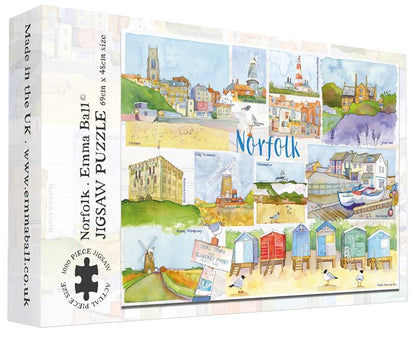 Emma Ball - Norfolk - 1000 Piece Jigsaw Puzzle