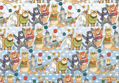 Emma Ball - Kittens in Mittens - 1000 Piece Jigsaw Puzzle