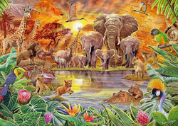 Schmidt - Steve Sundram - African Wildlife - 1000 Piece Jigsaw Puzzle