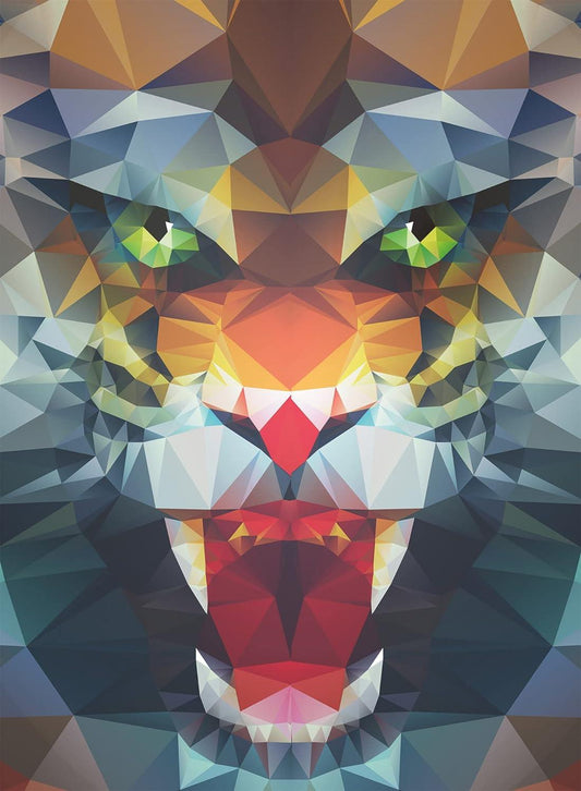 Ravensburger - Polygon Lions - 500 Pieces